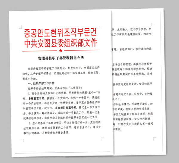 插图一 图为《安图县挂职干部管理暂行办法》.jpg